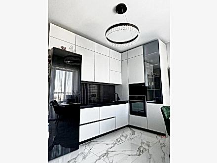 Современная угловая кухня в потолок для Ольги из Астаны - фото - 5