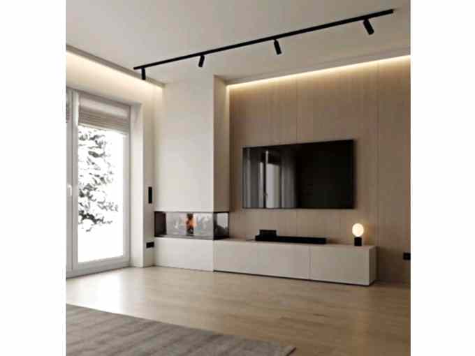 Практичная гостиная для с фасадами "Soft Touch" - фото - 1