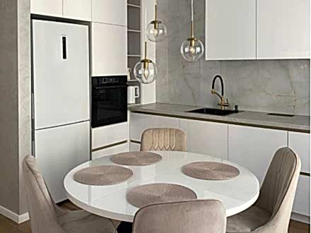 Элегантная кухня в современном стиле - фото - 5