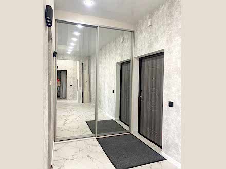 Зеркальный шкаф-купе в прихожую - фото - 1