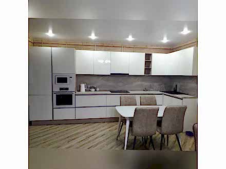 Белая современная кухня - фото - 2