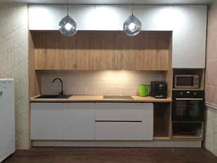 Современная кухня 3 метра - фото - 3