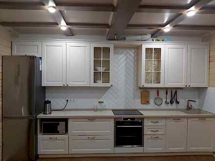 Светлая кухня с фасадами Soft Touch для Екатерины - фото - 4