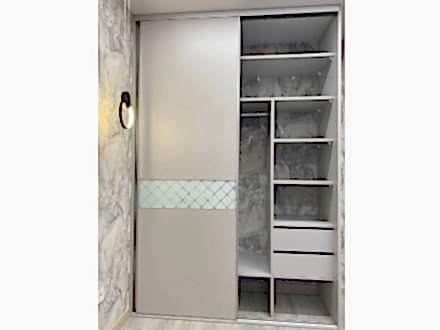 Шкаф-купе с витражным декором - фото - 3