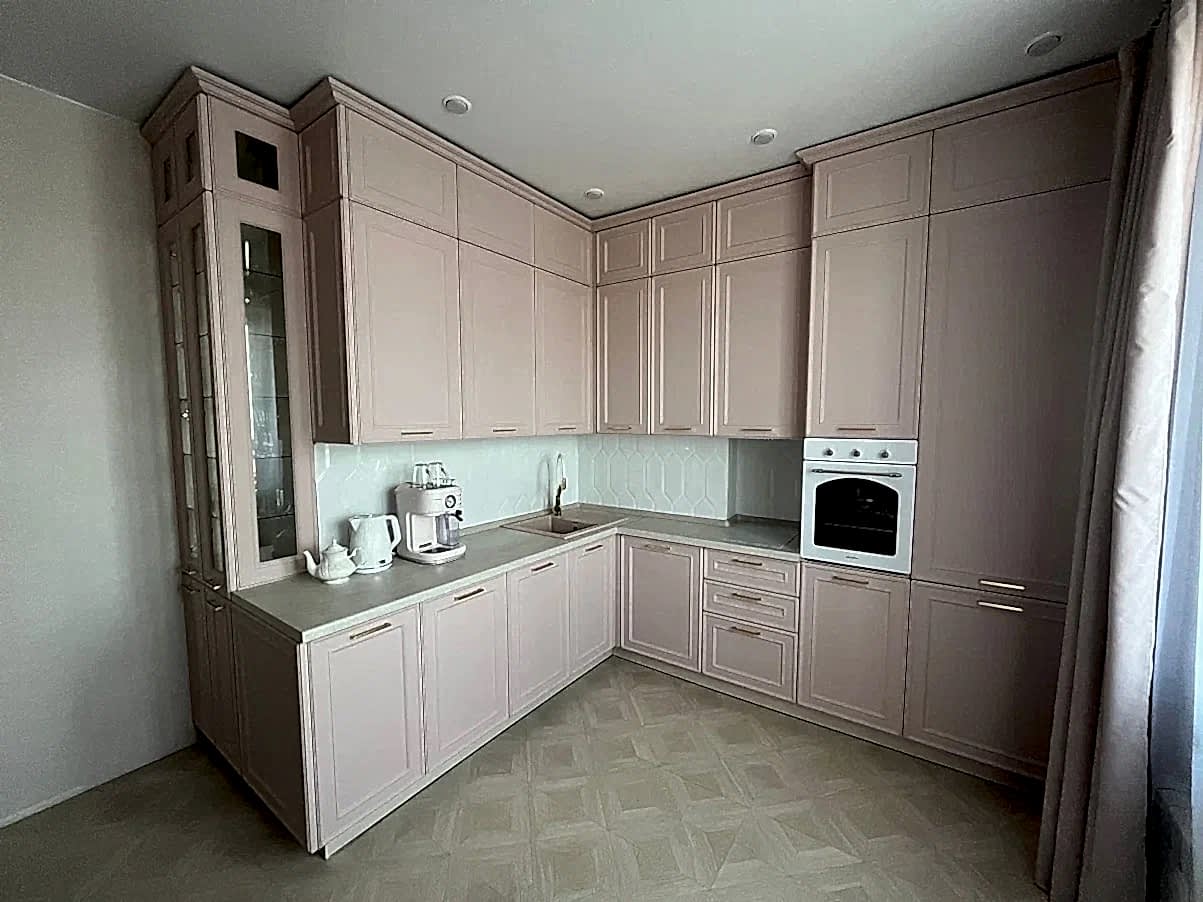 Роскошная неоклассика в цвете пыльной розы для Ольги из Астаны - фото - 2